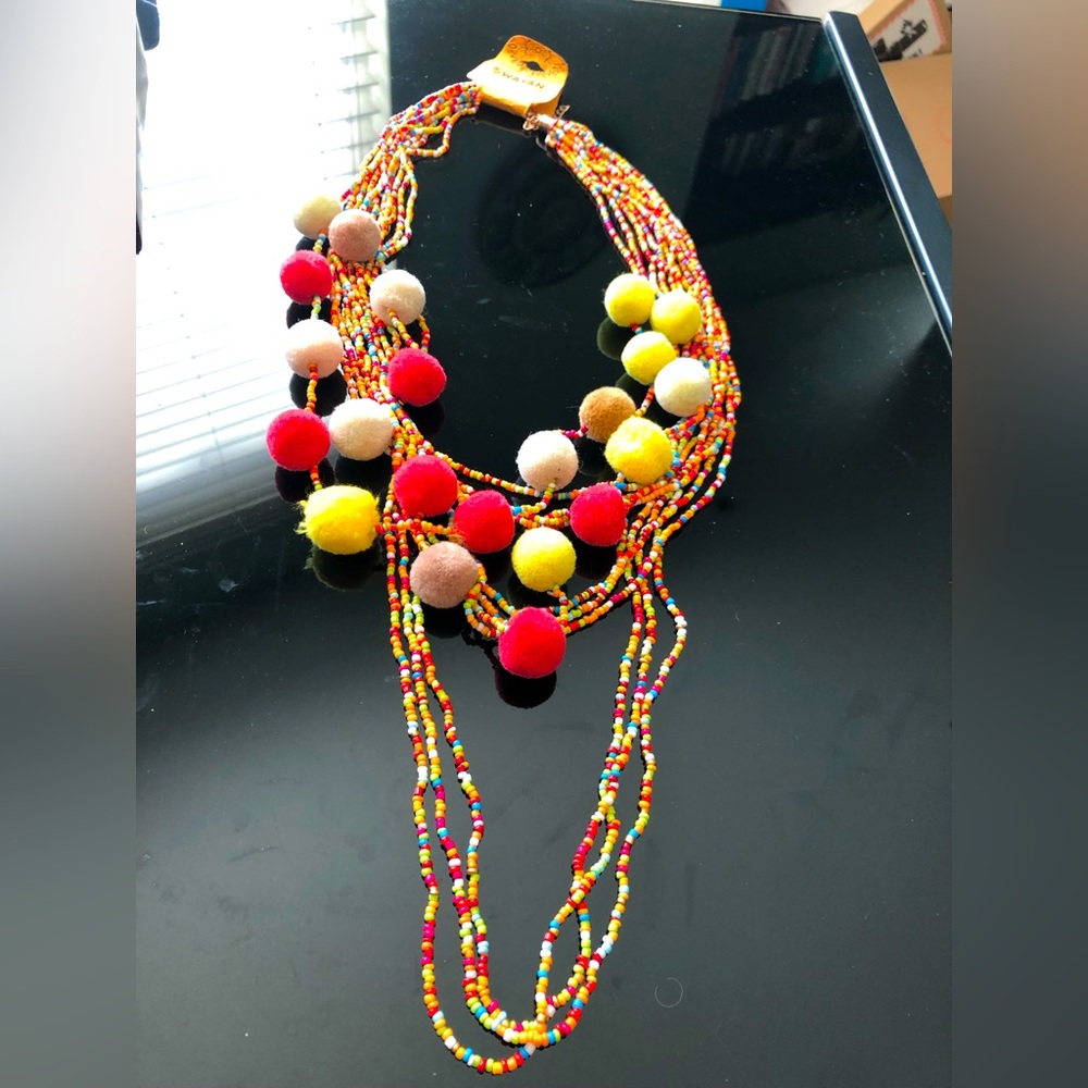 Brand new fiesta handmade necklace